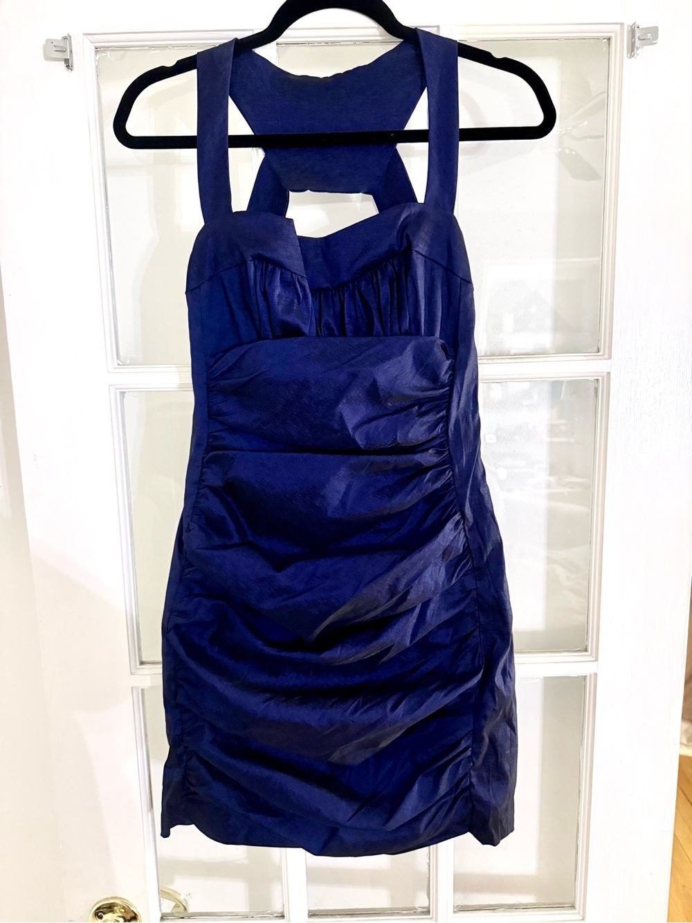 Jessica McClintock Royal Blue Open Back Formal Dress Size 8